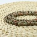 L-0134 Wholesale China Unakite loose unakite beads,green gemstone beads